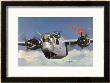 During World War Two An American B-24 Liberator Encounters Foo Fighters During A Bombing Raid by Brian Withers Limited Edition Pricing Art Print