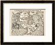 Map Showing The Discoveries By Explorers During The First Half-Century After Columbus by Sebastian Munster Limited Edition Pricing Art Print