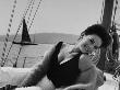Natalie Wood Sexily Lounging On Deck Of Sailboat by Paul Schutzer Limited Edition Print