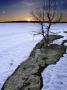 Spring Sunset Over Lake Of Two Mountains, Quebec, Canada by Robert Servranckx Limited Edition Print