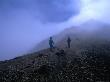 People Hiking To Mt. Norikura Summit, Japan by Cheryl Conlon Limited Edition Print