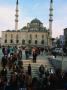 Commuters Outside Yeni Mosque, Eminonu Quarter, Istanbul, Turkey by Jeff Greenberg Limited Edition Print