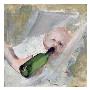 Baby With Milk Bottle (Oil On Canvas) by Christian Krohg Limited Edition Print