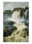 Haug Falls, Modum, 1883 (Oil On Panel) by Fritz Thaulow Limited Edition Print