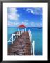 Dock In St. Francois, Guadeloupe, Puerto Rico by Bill Bachmann Limited Edition Print