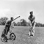 Sarah Vaughan Tees Off At The Jackson Park Golf Course, Chicago, Il by Isaac Sutton Limited Edition Print