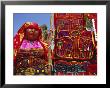 Cuna Indian Woman Displays Her Molas, San Blas Islands, Panama, Central America by Ken Gillham Limited Edition Print
