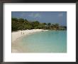 Couple On Beach In Caneel Bay Resort, Turtle Bay by Margie Politzer Limited Edition Print