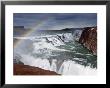 Gullfoss, Glacial River Hvita Drops Over Gullfoss, Iceland by Richard Packwood Limited Edition Print