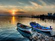 Boats At Sunset 2 by Nejdet Duzen Limited Edition Print
