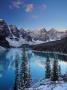 Snow At Moraine Lake In Banff National Park, Alberta, Rocky Mountains, Canada by Adam Burton Limited Edition Print