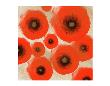 Abstract Red Swhirls by Yashna Limited Edition Print