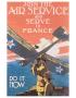 Join The Air Service And Serve In France by J. Paul Verrees Limited Edition Pricing Art Print