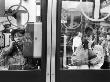 Two Women Make Calls From Phoneboxes - Oxford Street, London by Shirley Baker Limited Edition Print