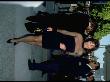 Weight Watchers Spokeswoman Kathleen Sullivan Wearing Semi-Sheer Black Dress Outside by Milan Ryba Limited Edition Print