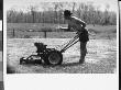 Dancer Jose Limon Clowning With Lawnmower At His Home by Gjon Mili Limited Edition Print