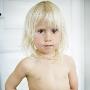 A Little Blonde Girl In The Bathroom, Sweden by Marie Rosenkrantz Gjedsted Limited Edition Print