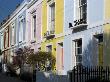 Pastel-Colored Row Houses, Kentish Town, London by Natalie Tepper Limited Edition Print