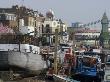 Boats On The River Thames At Low Tide Looking Towards Hammersmith, London by Natalie Tepper Limited Edition Print