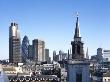 The City Of London, Including Tower 42 And 30 St Mary Axe, The Gherkin And Wren Church Tower by Richard Bryant Limited Edition Print