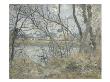 Bords De L'oise Pres De Pontoise, Temps Gris by Camille Pissarro Limited Edition Print