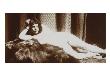 Femme Nue Couchee De Face, Sur Le Cote Droit, Main Droite Sur La Tete by Francois-Rupert Carabin Limited Edition Print