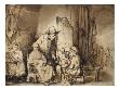 Peintre Dans Son Atelier Peignant Le Portrait D'un Couple by Rembrandt Van Rijn Limited Edition Pricing Art Print