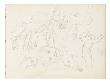 Carnet De Dessins : Feuilles D'etudes Diverses, Visage De Face, Mains, Sabot De Cheval by Gustave Moreau Limited Edition Print