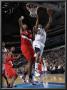 Portland Trail Blazers V Dallas Mavericks: Caron Butler And Marcus Camby by Danny Bollinger Limited Edition Print