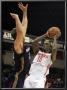 Bakersfield Jam V Rio Grande Valley Vipers: Terrel Harris And Luke Zeller by Gabe Hernandez Limited Edition Print