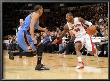 Oklahoma City Thunder V Toronto Raptors: Sonny Weems And Thabo Sefolosha by Ron Turenne Limited Edition Print