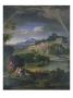 Landscape With Rainbow by Joseph Anton Koch Limited Edition Pricing Art Print