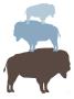 Blue Buffalo by Avalisa Limited Edition Print