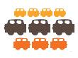 Orange Cars by Avalisa Limited Edition Print