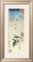 Swallows And Peach Blossoms Under A Full Moon by Ando Hiroshige Limited Edition Print