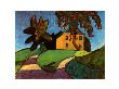 Gelbes Haus Mit Apfelbaum by Gabriele Münter Limited Edition Pricing Art Print