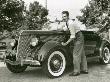 Man Polishing His Ford Car by George Marks Limited Edition Print