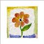 Little Flower On Papyrus by Ingrid Sehl Limited Edition Print