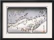 Evening Snow In Asakusa by Ando Hiroshige Limited Edition Print