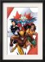 Wolverine: First Class #5 Cover: Wolverine, Snowbird, Aurora And Shaman by Salvador Espin Limited Edition Pricing Art Print