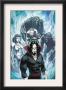 Marvel Zombies 3 #4 Group: Morbius, Man-Thing, Werewolf By Night, Hellstrom And Daimon by Kev Walker Limited Edition Pricing Art Print