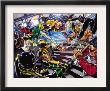 Avengers/Invaders #4 Group: Wolverine, Ares, Ms. Marvel, Cage And Luke by Steve Sadowski Limited Edition Print