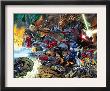 Guardians Of The Galaxy #7 Group: Major Victory, Groot, Bug And Rocket Raccoon by Paul Pelletier Limited Edition Pricing Art Print