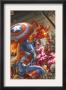 Avengers V3 #78 Cover: Captain America, Iron Man, Scarlet Witch And Avengers by Scott Kolins Limited Edition Pricing Art Print