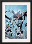 New X-Men #16 Group: Hellion, Moonstar, Quill, Surge, Synch And Wind Dancer by Aaron Lopresti Limited Edition Pricing Art Print