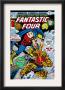 Fantastic Four N165 Cover: Crusader And Thing Fighting by George Perez Limited Edition Print