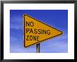 Sign For No Passing Zone by Chris Rogers Limited Edition Print