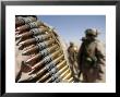 Belts Of 50-Caliber Ammunition Hung From The Shoulders Of Marines by Stocktrek Images Limited Edition Print