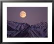 Full Moon Over Gates Of The Arctic National Park, North Slope Of The Brooks Range, Alaska, Usa by Steve Kazlowski Limited Edition Print