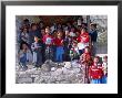 Group Of Children Outside School, Gulmit, Upper Hunza Valley, Pakistan, Asia by Alison Wright Limited Edition Print